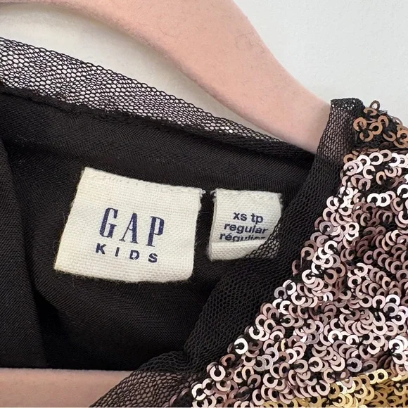 GAP Sequin Crazy Stripe Dress Multicolor - Picture 4 of 8